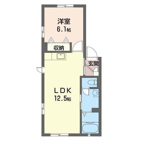 フォルトゥーナＡ（境東新井）の物件間取画像